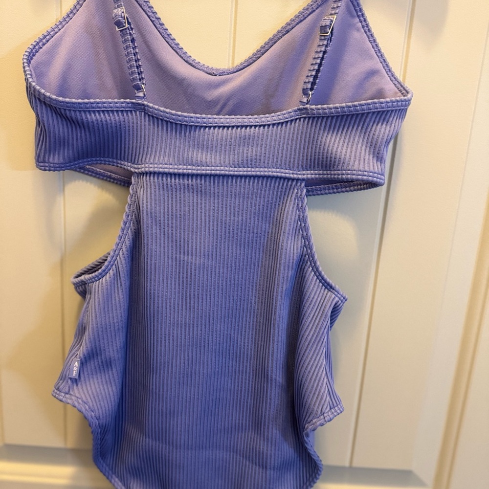 Kids Lavender One Piece Swimsuit